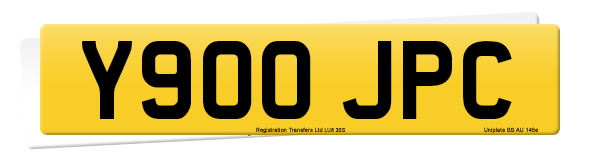 Registration number Y900 JPC